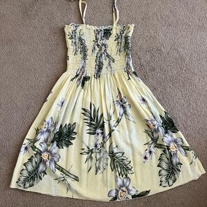 Winnie fashion Hawaiian mini dress